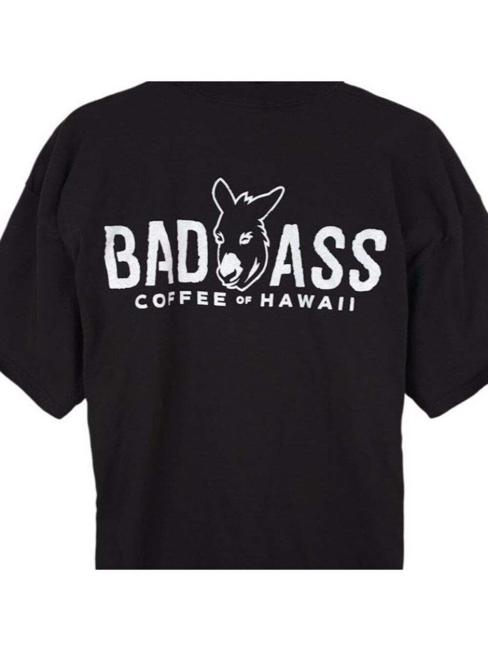 Bad Ass Coffee T Shirt Mens Size 2XL Black Hawaii Travel Destination Snack Tee